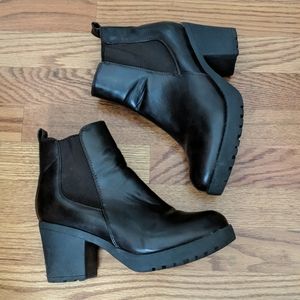 Brown Chelsea Ankle Booties